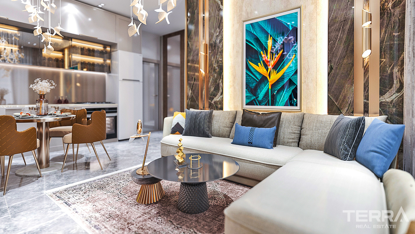 Centrally Located Invstment Apartments with Luxury Amenities in Alanya - 56778