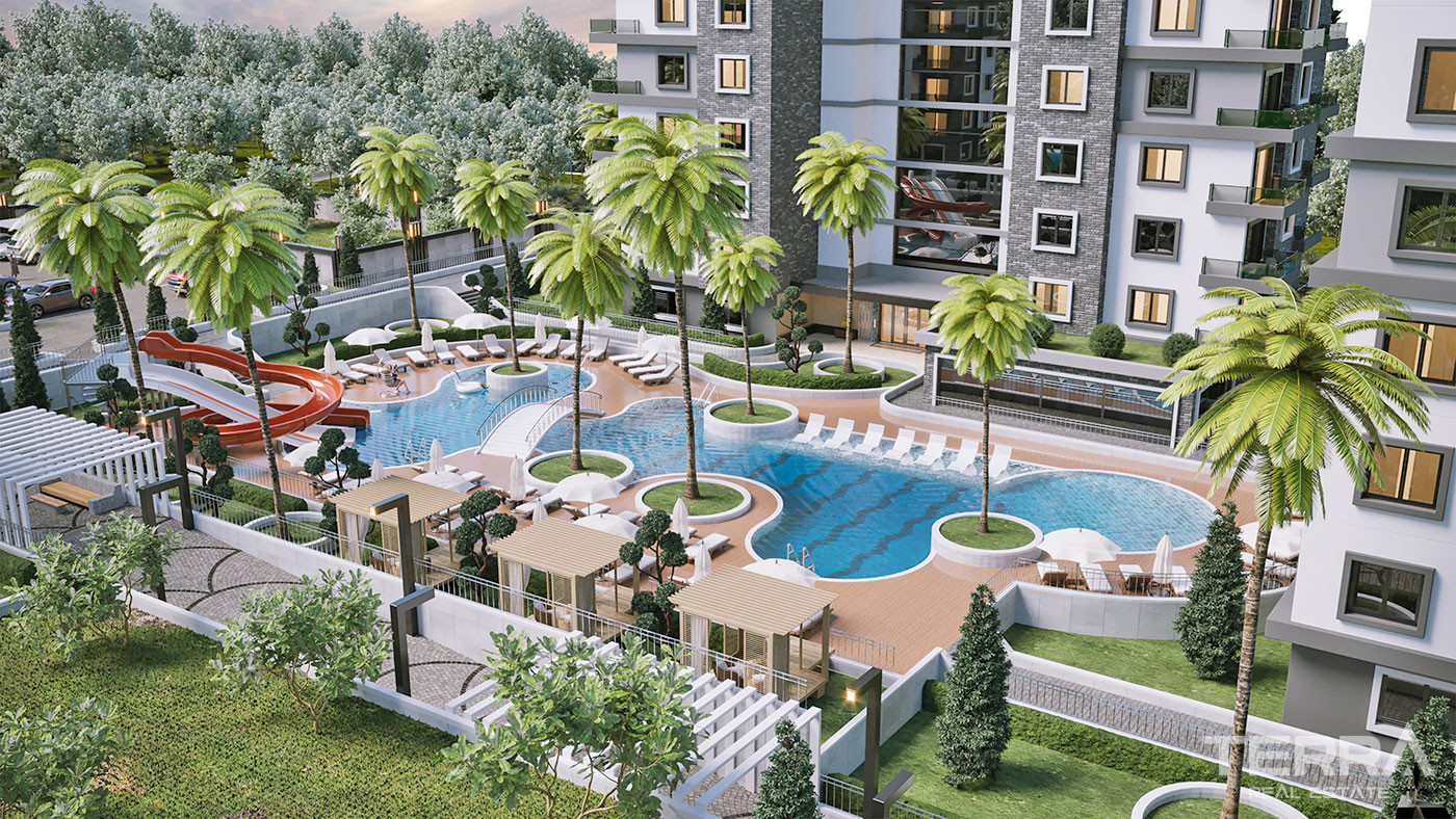 Olive Paradise Čaršija III – Lejligheder i Avsallar, Alanya, Tyrkiet - 56875