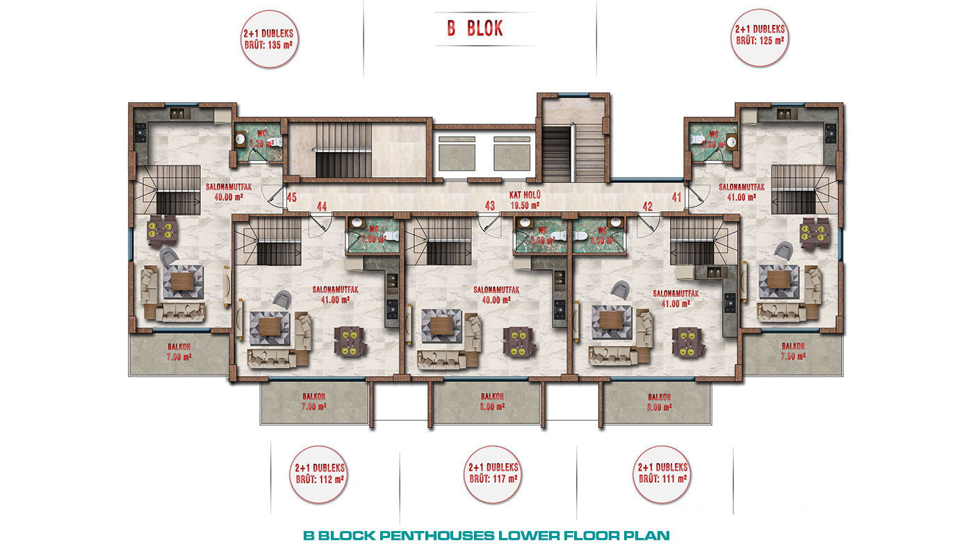 Olive Paradise Čaršija III – Lejligheder i Avsallar, Alanya, Tyrkiet - 56883
