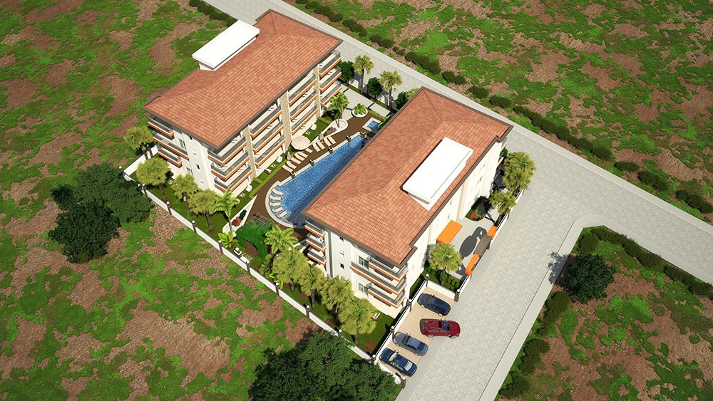 Bezahlbare Strand-­Apartments in Avsallar, Alanya - 1166
