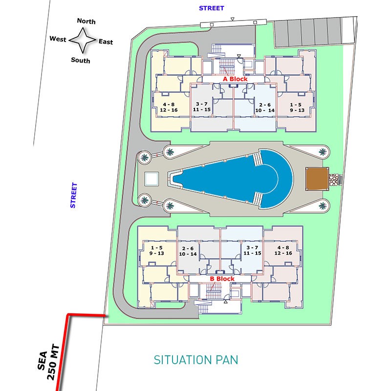 Bezahlbare Strand-­Apartments in Avsallar, Alanya - 1180