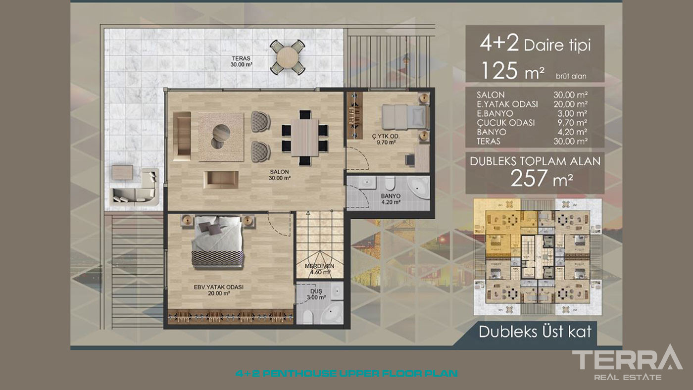 Luxurious Sea View Apartments with Bosphorus View in Istanbul Üsküdar - 56943