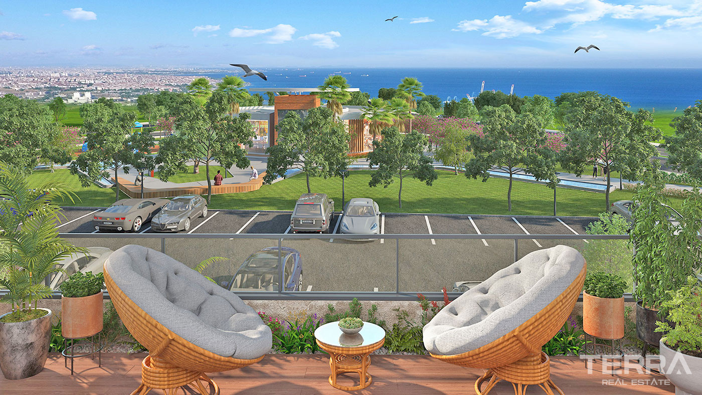 Luxury Apartments in Istanbul Beylikdüzü with Uninterrupted Sea View - 57110