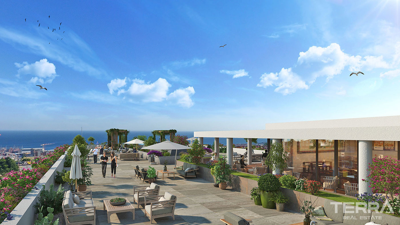 Luxury Apartments in Istanbul Beylikdüzü with Uninterrupted Sea View - 57114