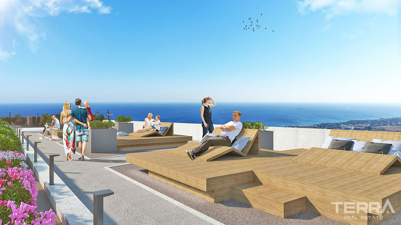 Luxury Apartments in Istanbul Beylikdüzü with Uninterrupted Sea View - 57119