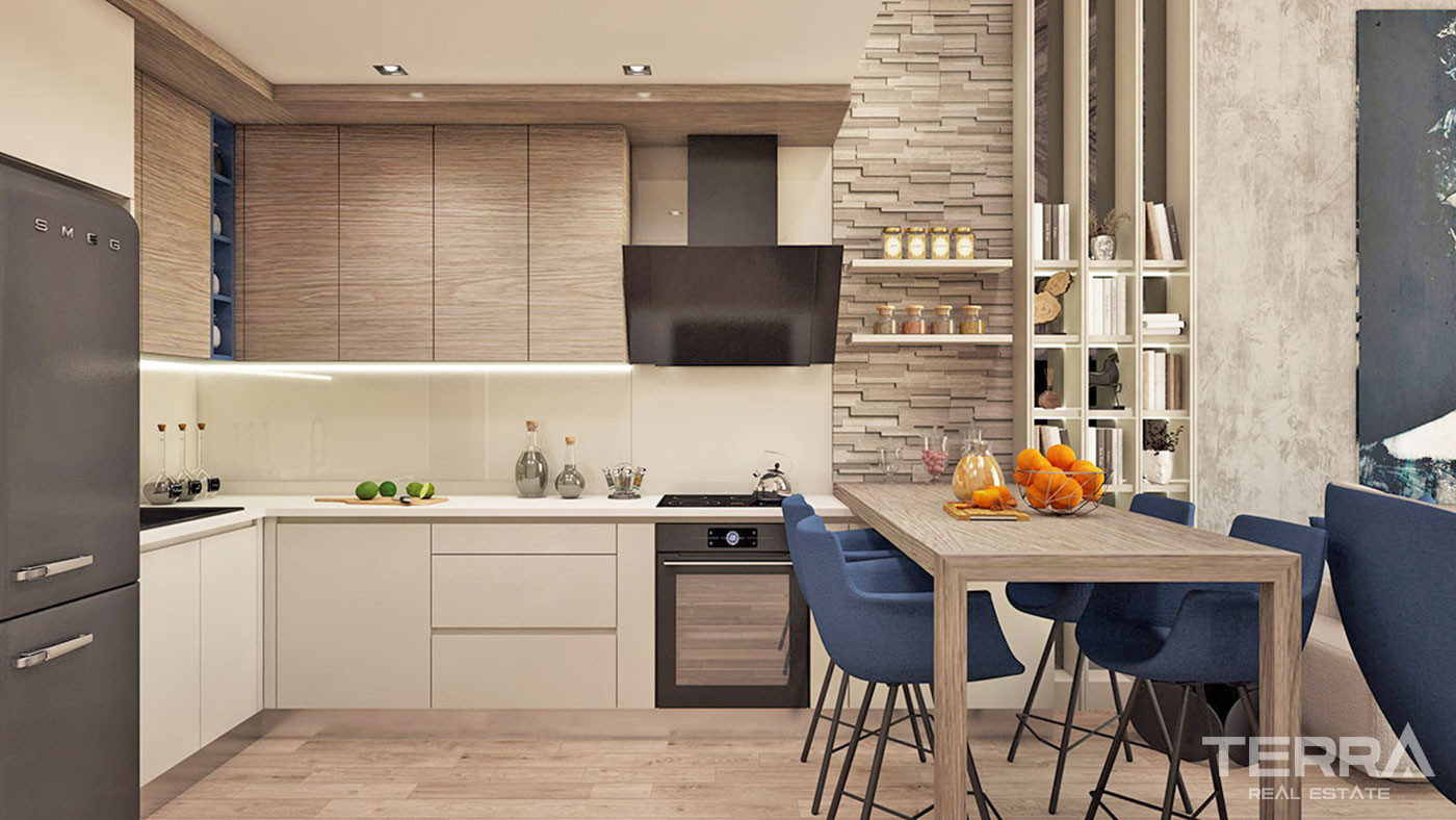 Luxury Apartments in Istanbul Beylikdüzü with Uninterrupted Sea View - 57138