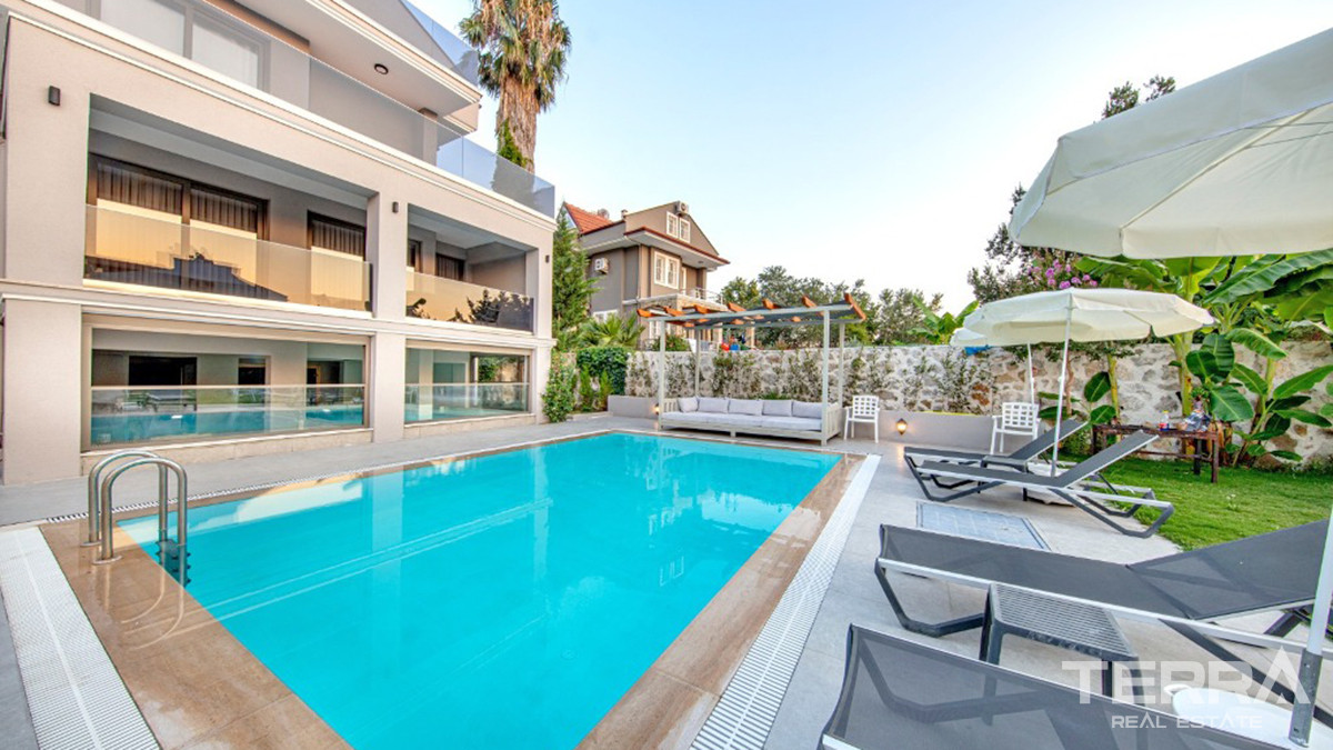 Luxury Villa with Outdoor and Indoor Pools in Fethiye, Ovacık - 57242