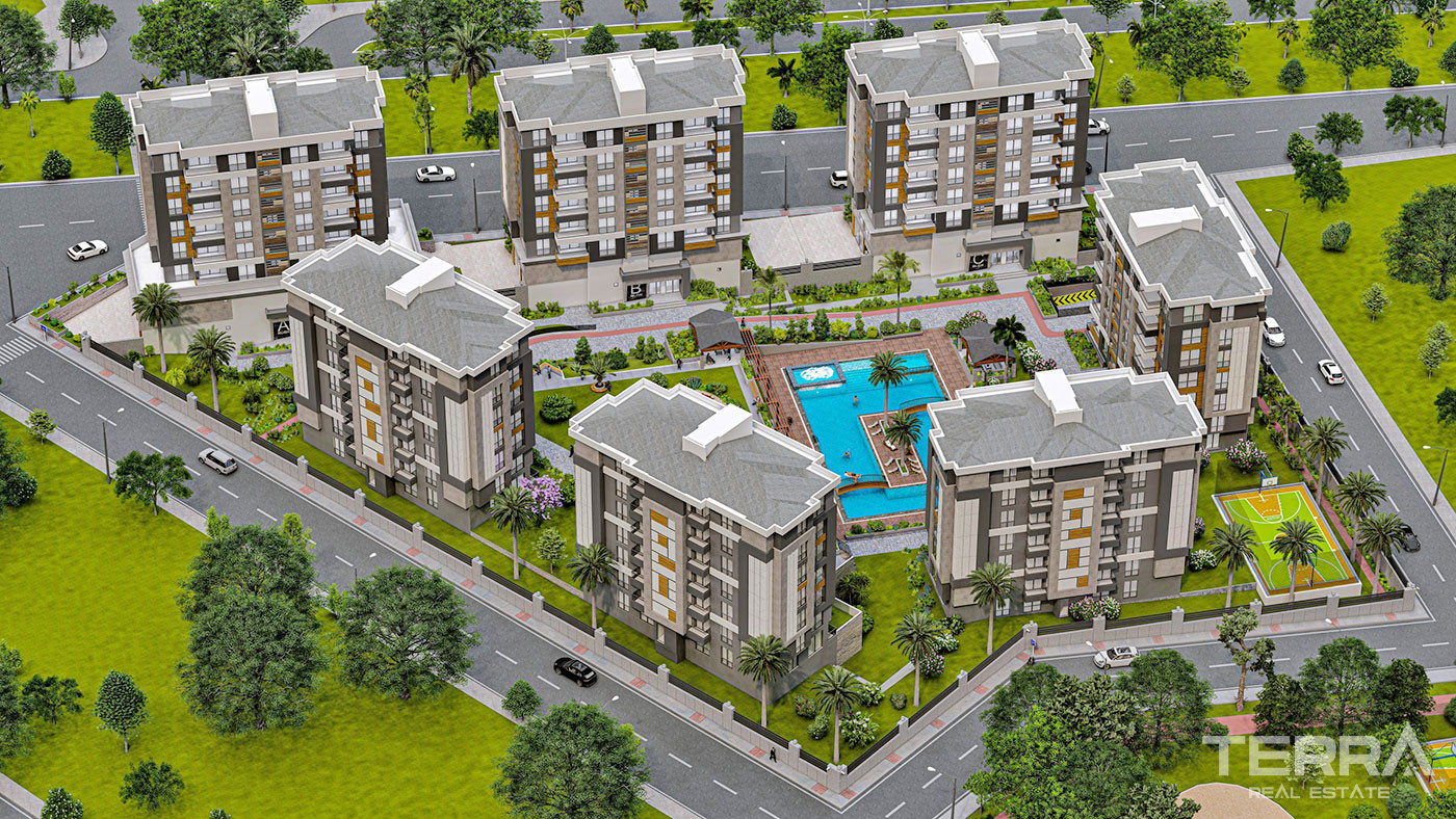 Investment Apartments with Luxury Features in Antalya Kepez - 57264