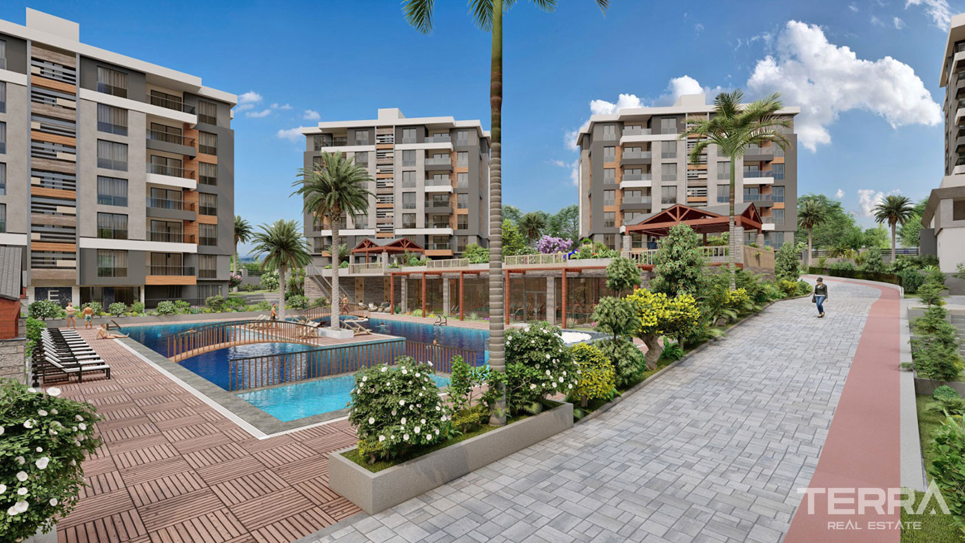Investment Apartments with Luxury Features in Antalya Kepez - 57272