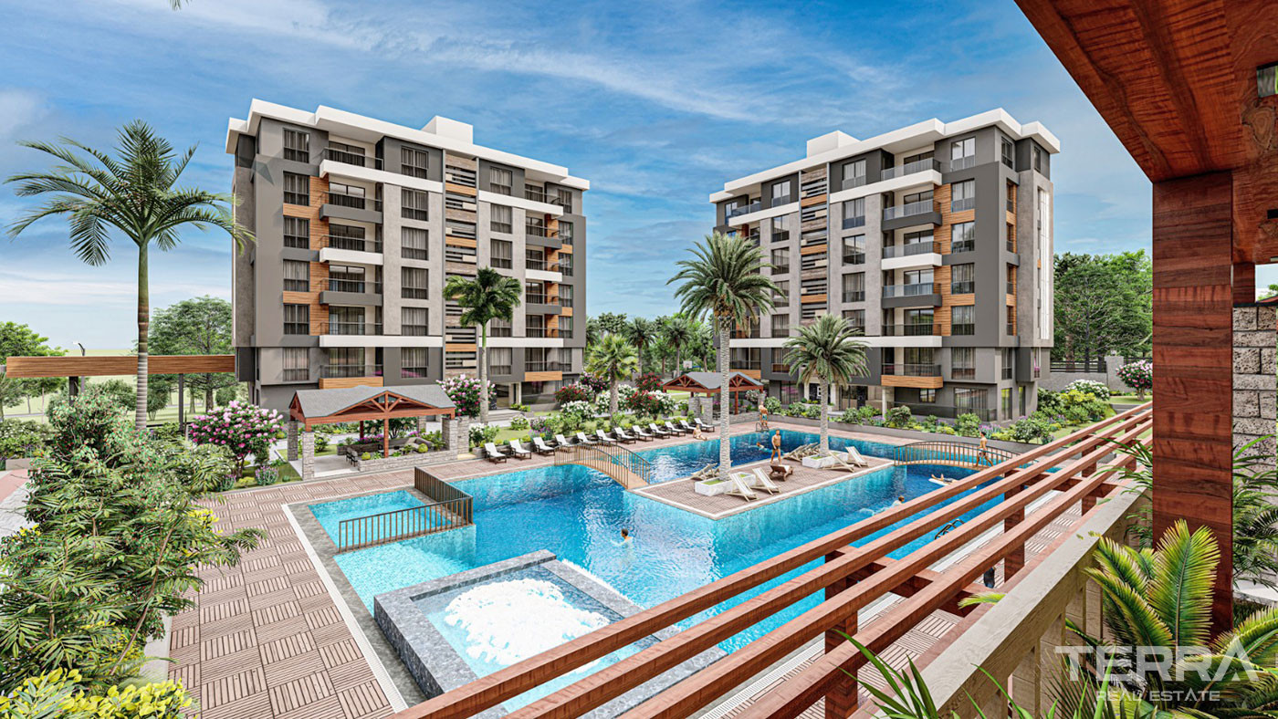 Investment Apartments with Luxury Features in Antalya Kepez