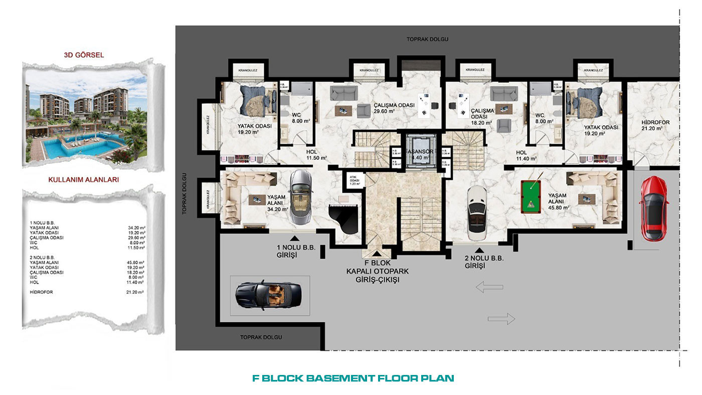 Investment Apartments with Luxury Features in Antalya Kepez - 57302