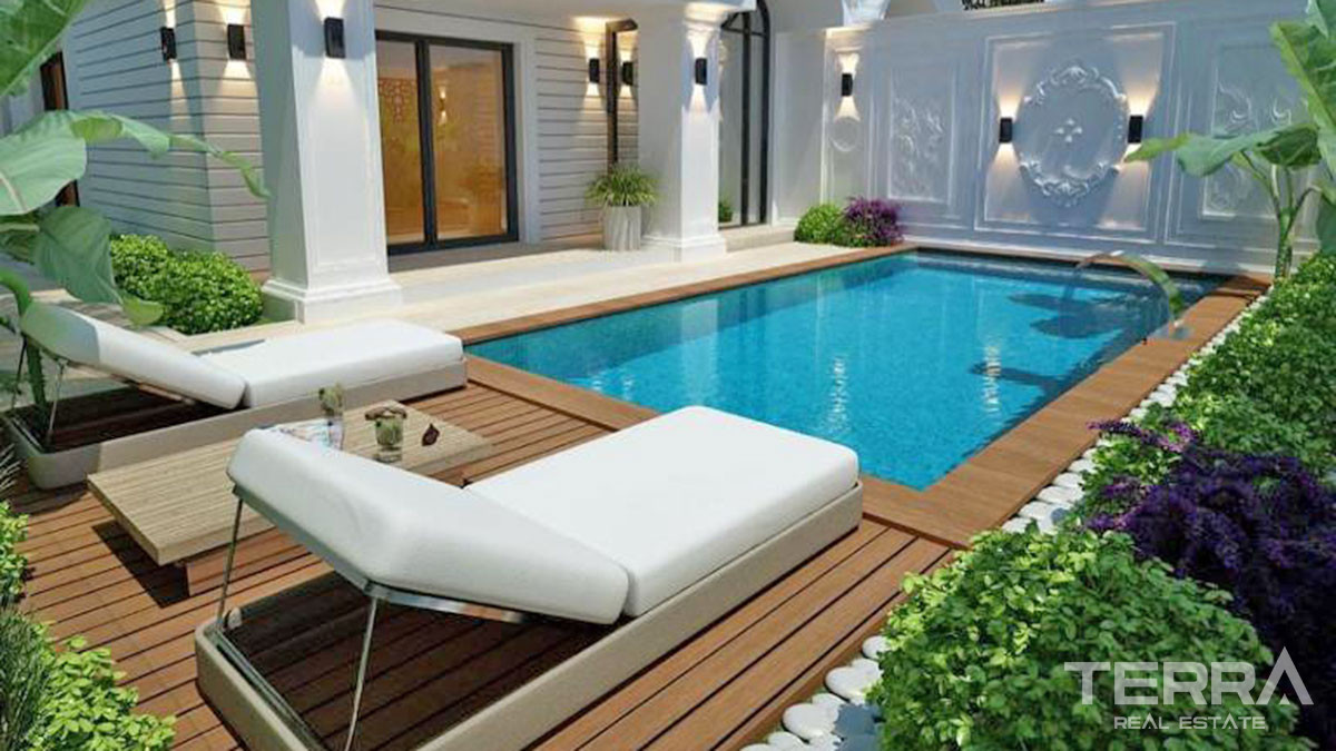 Luxury Villas in Fethiye Town with a Large Pool Close to the Sea - 57517