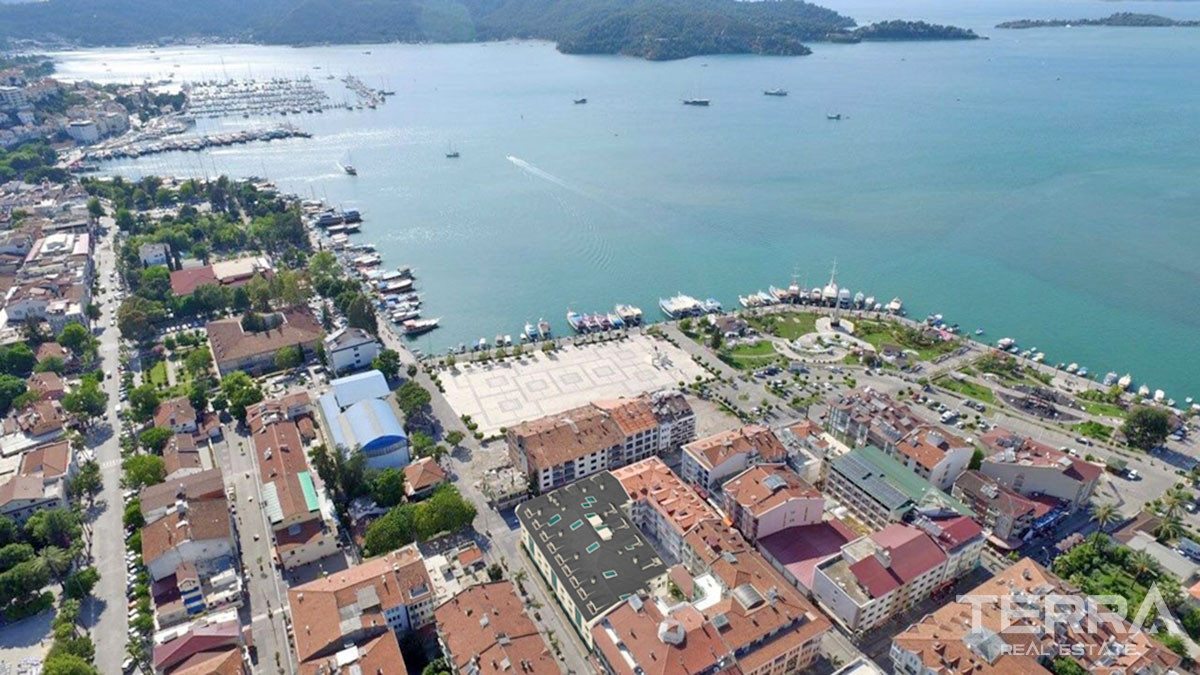 Furnished Resale Penthouse Apartment 150 m from the Sea in Fethiye - 57525