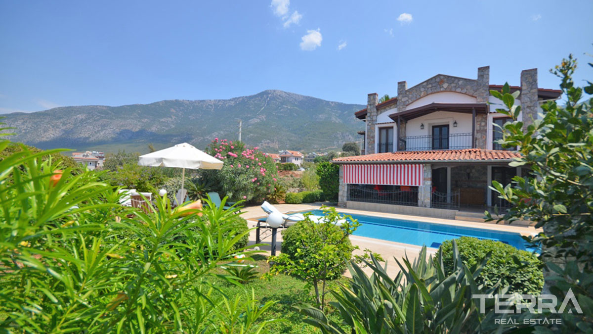 Villa in Fethiye Ovacık with Large Garden and Private Swimming Pool - 57415