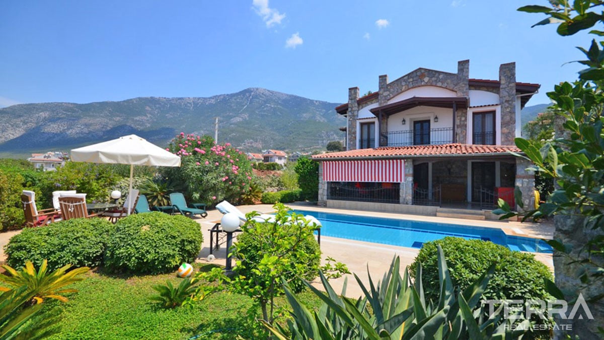 Villa in Fethiye Ovacık with Large Garden and Private Swimming Pool