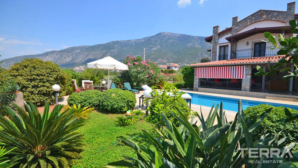 Villa in Fethiye Ovacık with Large Garden and Private Swimming Pool - 57419