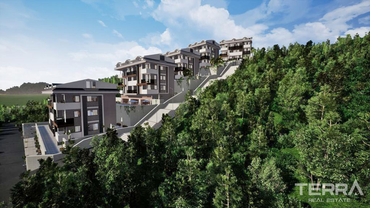 Bargain Apartments with Large Swimming Pool in Fethiye Town - 57475