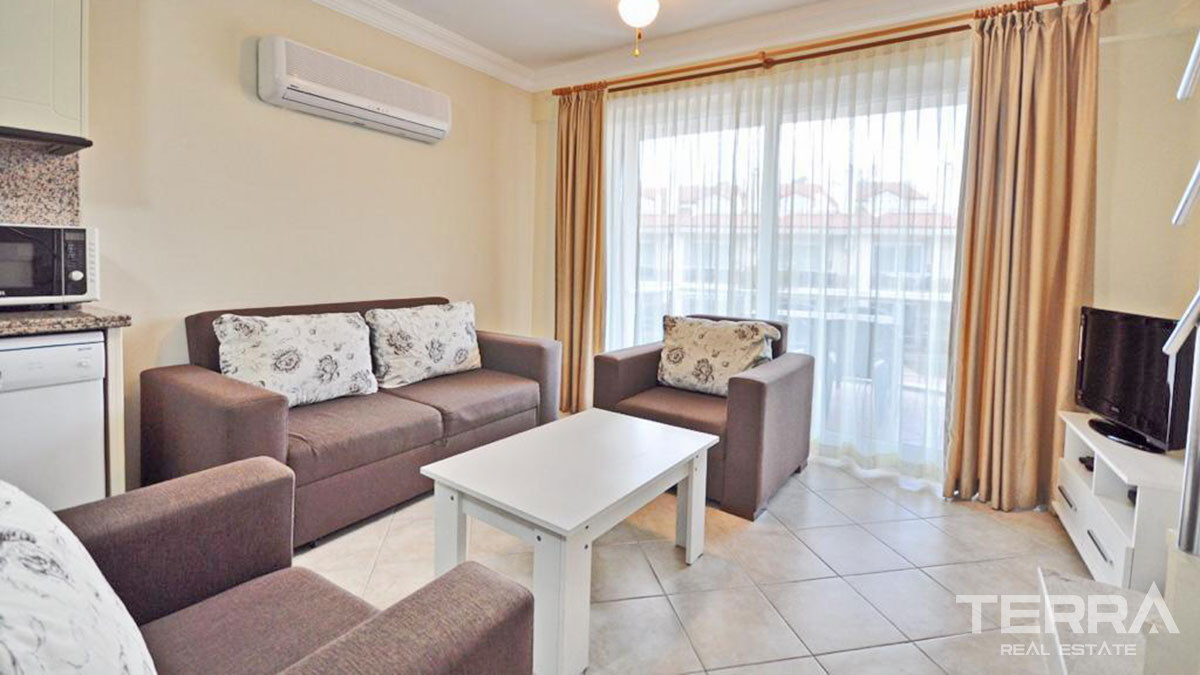 Resale Seafront Apartment in Fethiye, Çalış with Shared Swimming Pool - 57557
