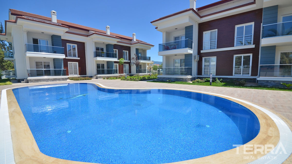 Investment Apartment with Shared Swimming pool in Fethiye Center - 57562