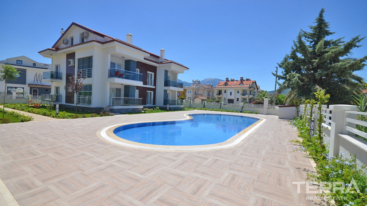 Investment Apartment with Shared Swimming pool in Fethiye Center - 57569