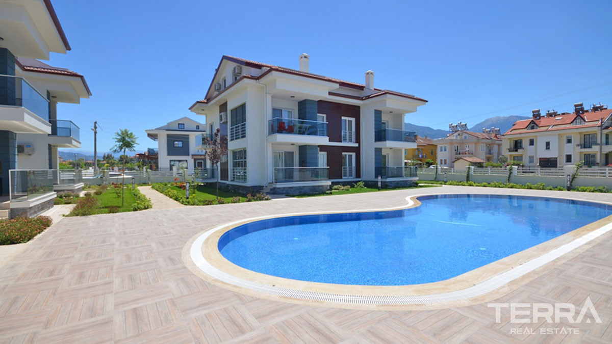 Investment Apartment with Shared Swimming pool in Fethiye Center - 57570