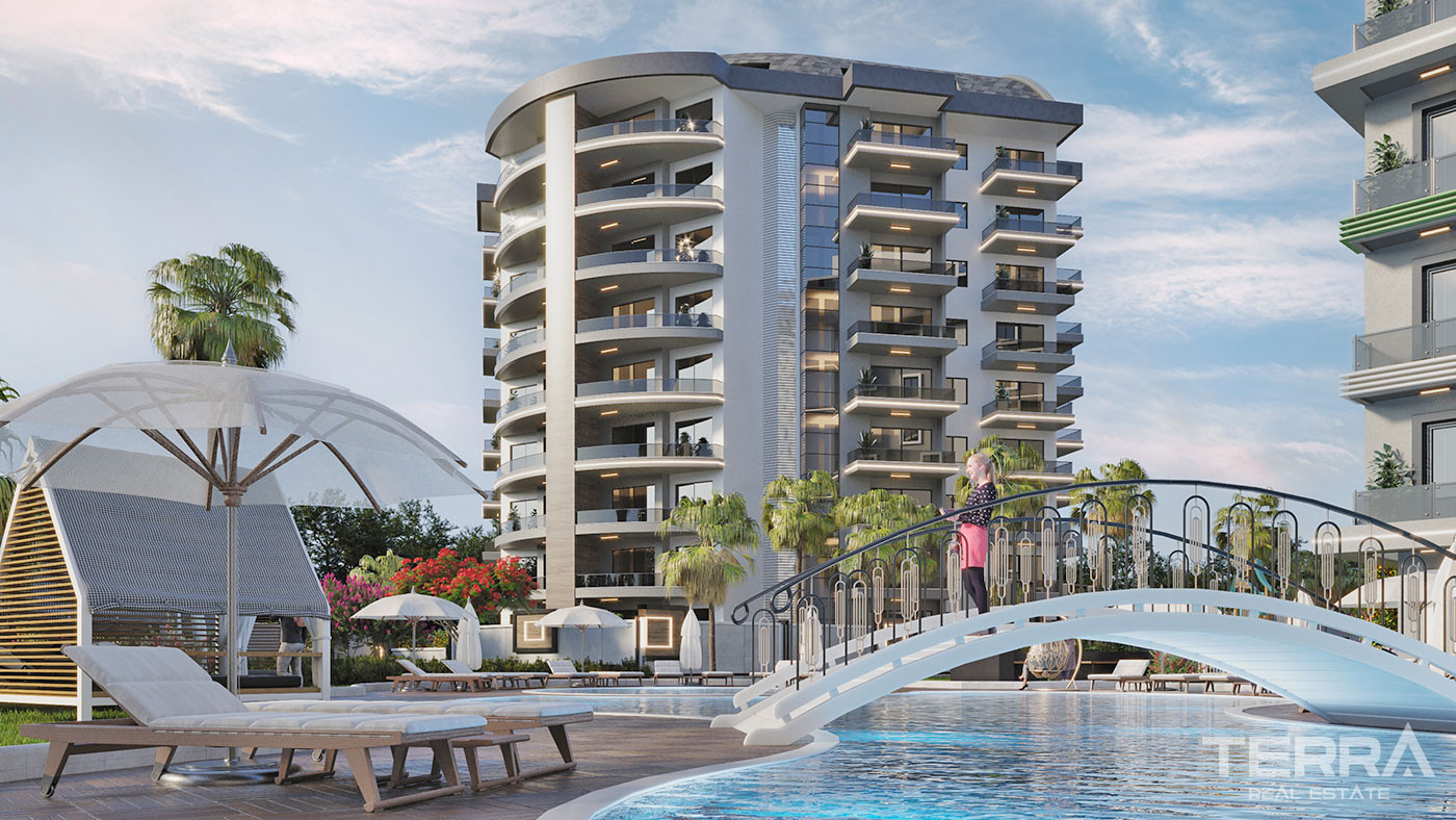 Sea View Apartments in Alanya Avsallar with 5-Star Amenities