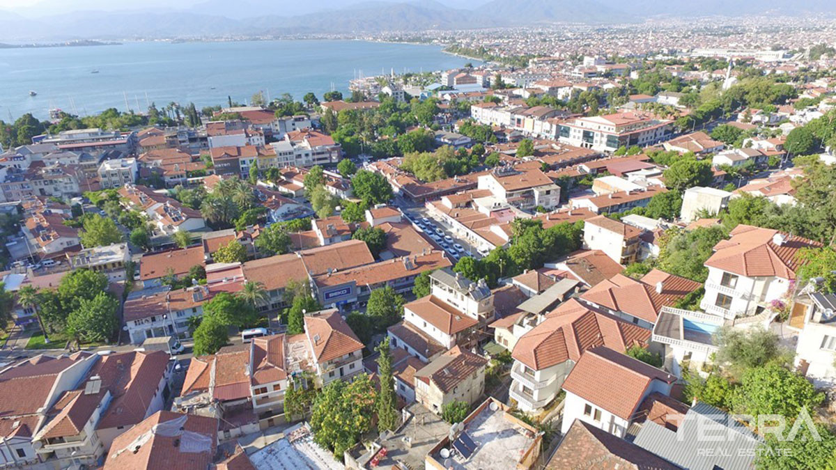 Sea View Villa with Shared Swimming Pool in Fethiye Town - 57667