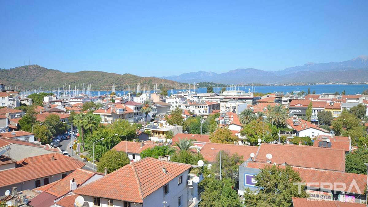 Sea View Villa with Shared Swimming Pool in Fethiye Town - 57677