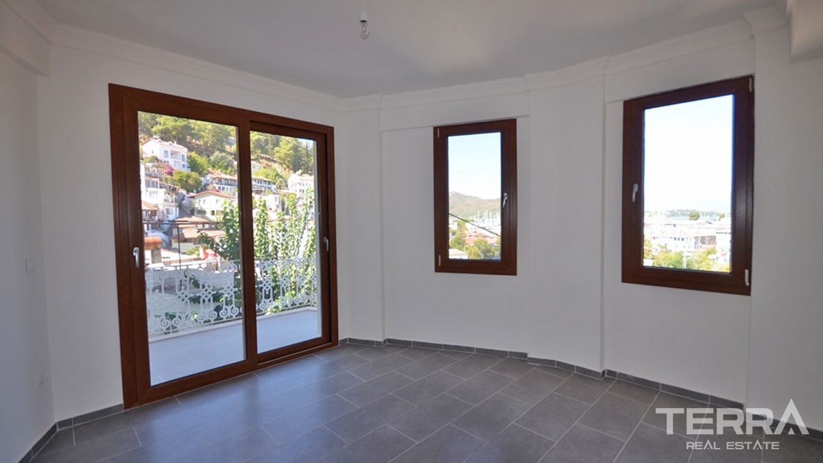 Sea View Villa with Shared Swimming Pool in Fethiye Town - 57690
