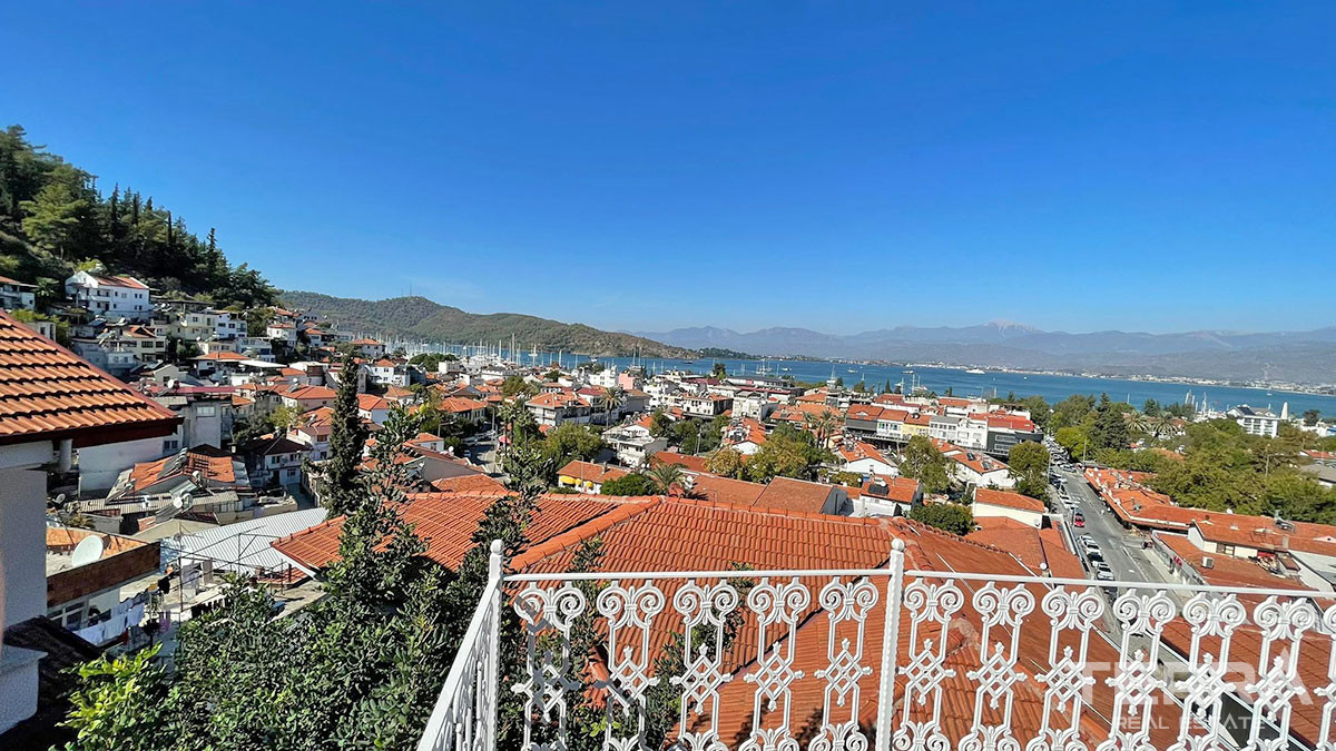 Sea View Villa with Shared Swimming Pool in Fethiye Town - 59882