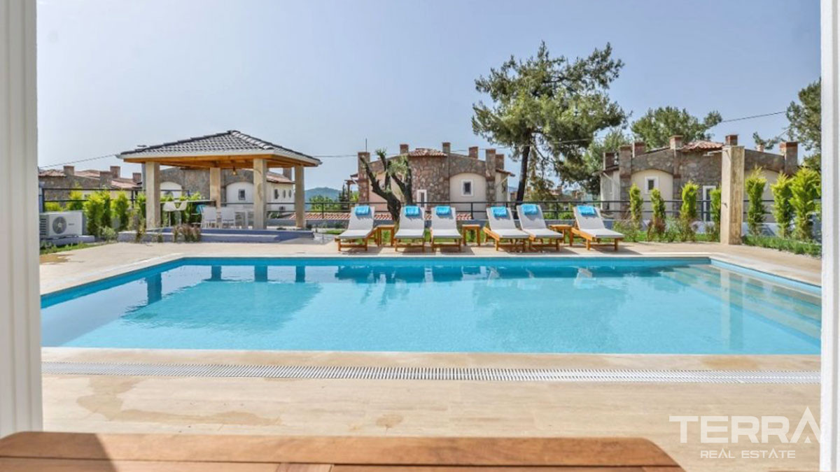 New Triplex Villa with Private Swimming Pool in Ovacık Fethiye - 57722