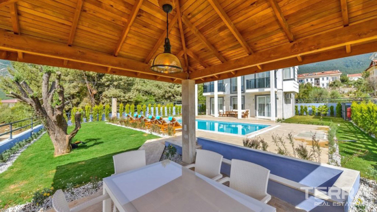 New Triplex Villa with Private Swimming Pool in Ovacık Fethiye - 57724