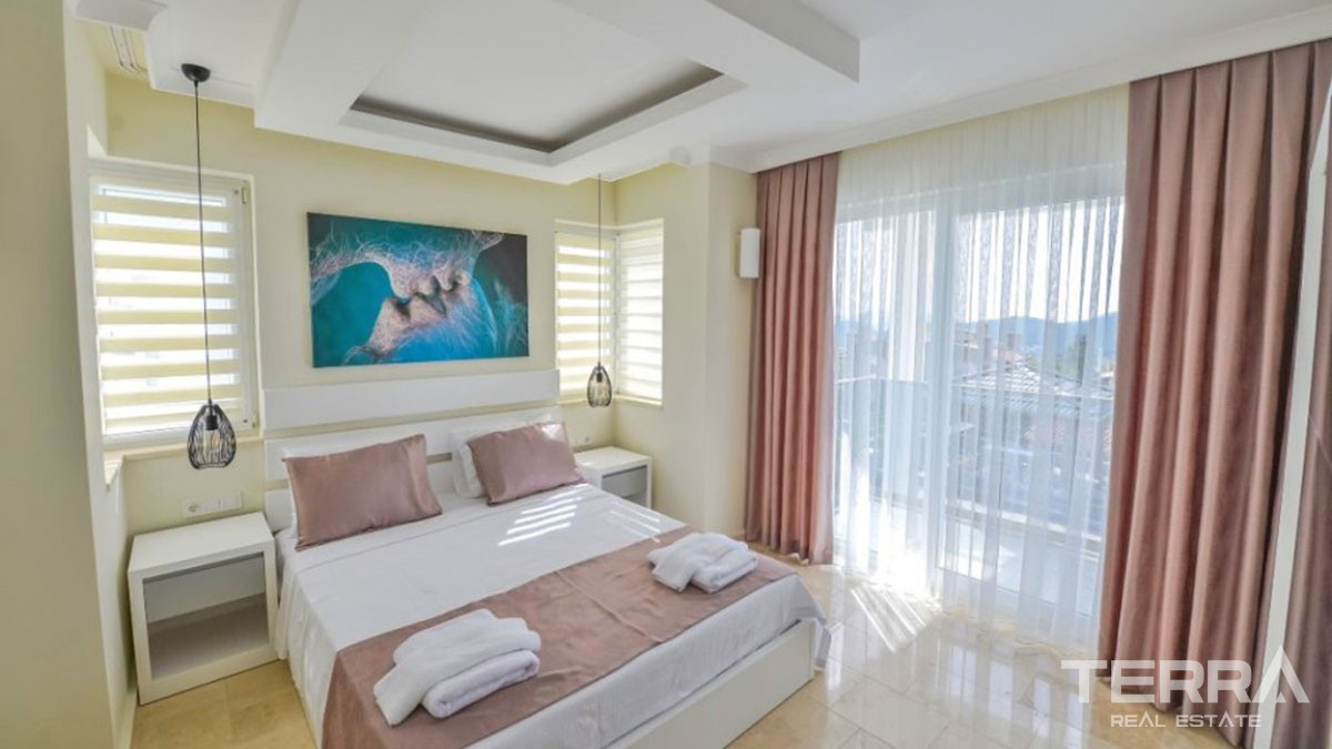 New Triplex Villa with Private Swimming Pool in Ovacık Fethiye - 57727