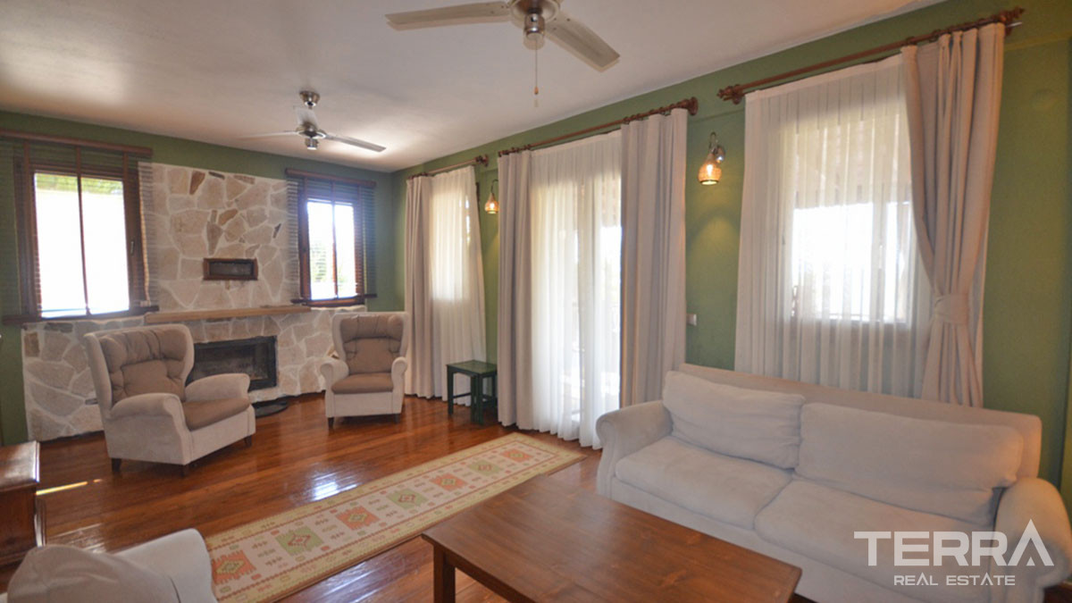 Resale Villa with Large Garden and Swimming Pool in Fethiye Ovacık - 57900