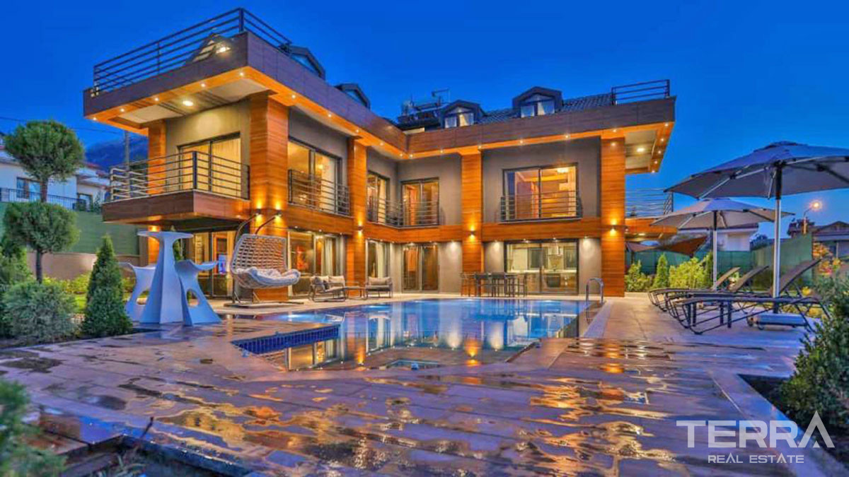 Exclusive Detached Villa with Luxury Features in Ovacık Fethiye - 57858