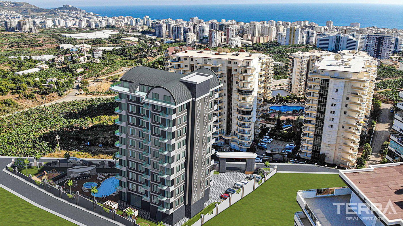 Affordable Nature and Sea View Apartments in Mahmutlar Alanya - 57835