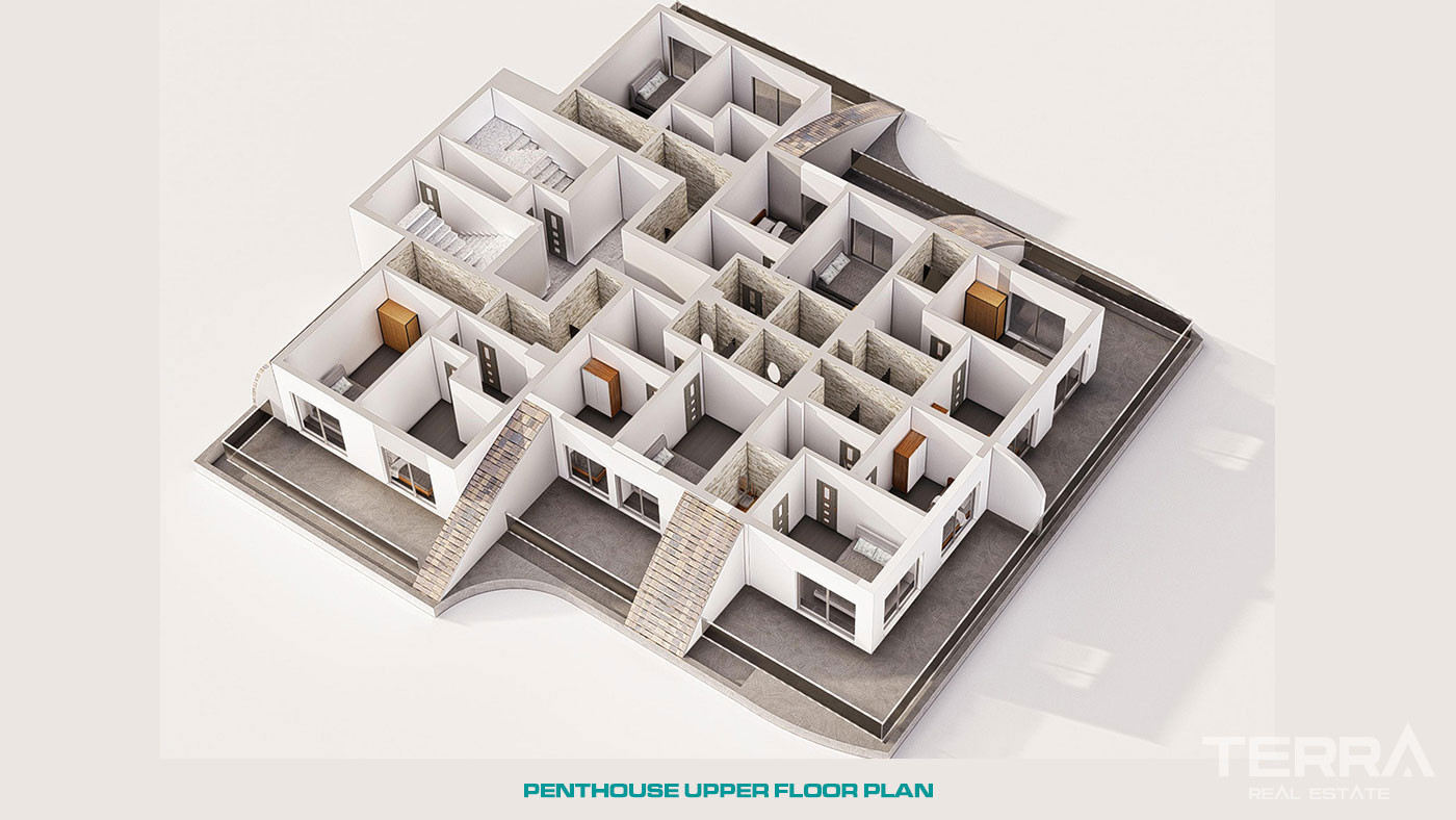 Affordable Nature and Sea View Apartments in Mahmutlar Alanya - 57845