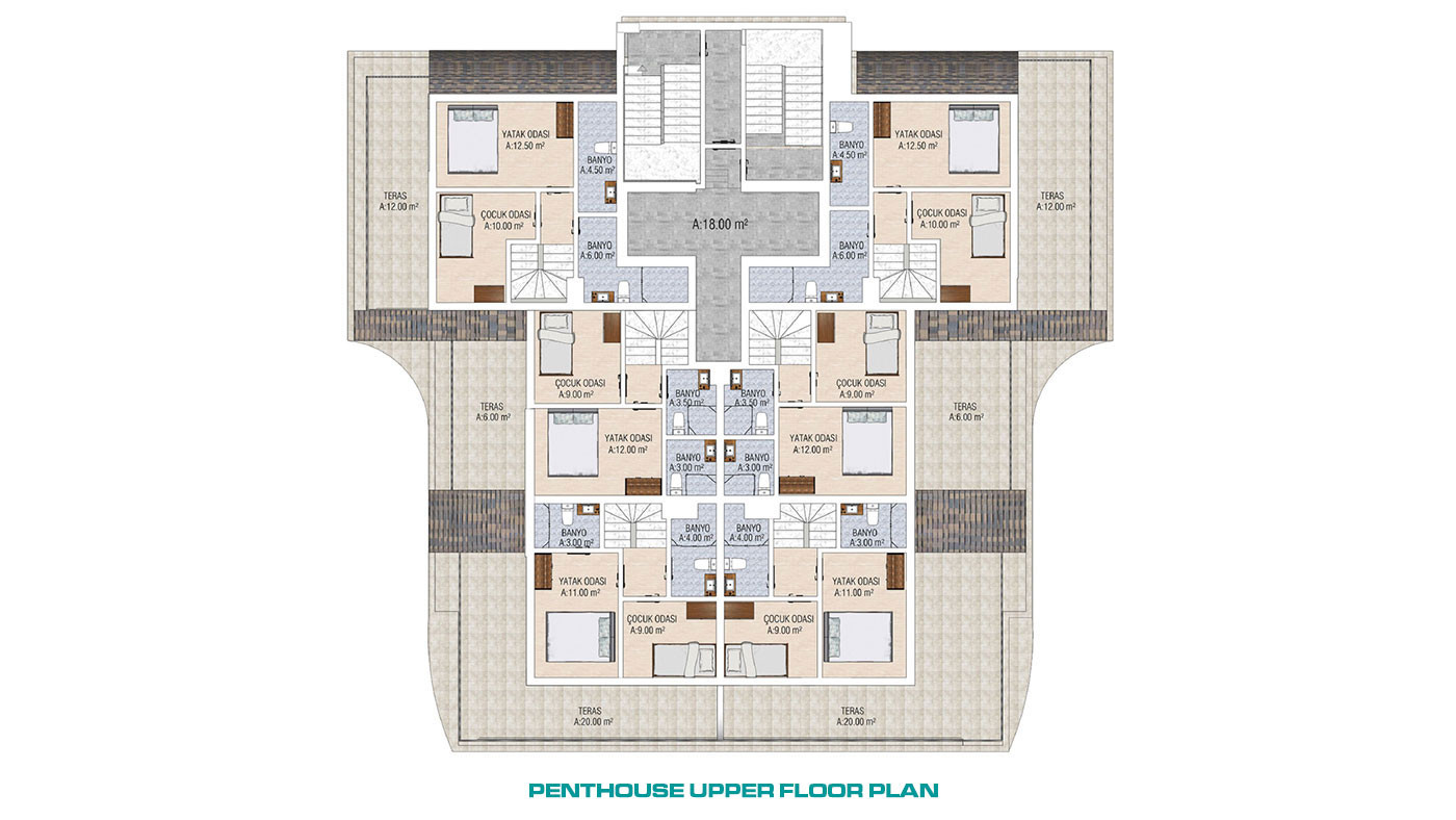 Affordable Nature and Sea View Apartments in Mahmutlar Alanya - 57847