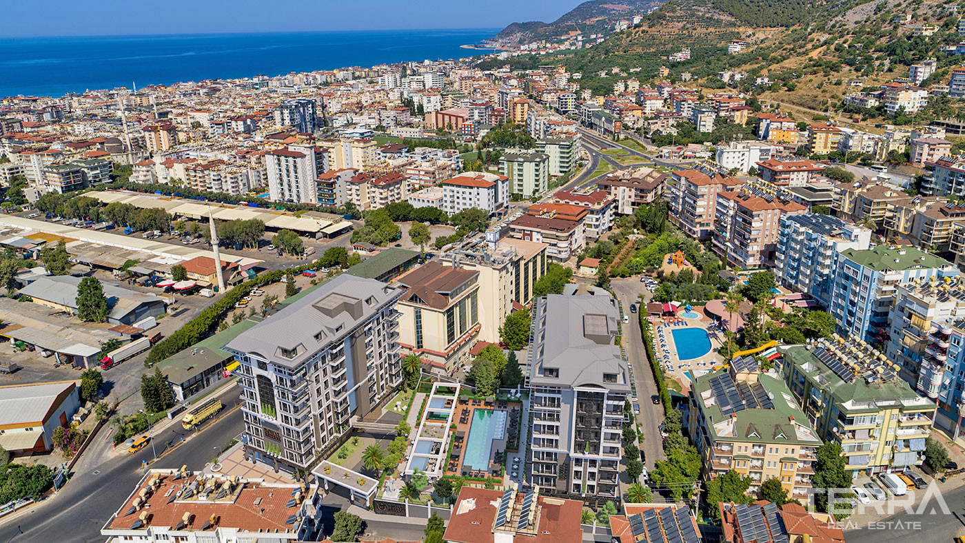 Apartments with High Investment Potential in City Center of Alanya