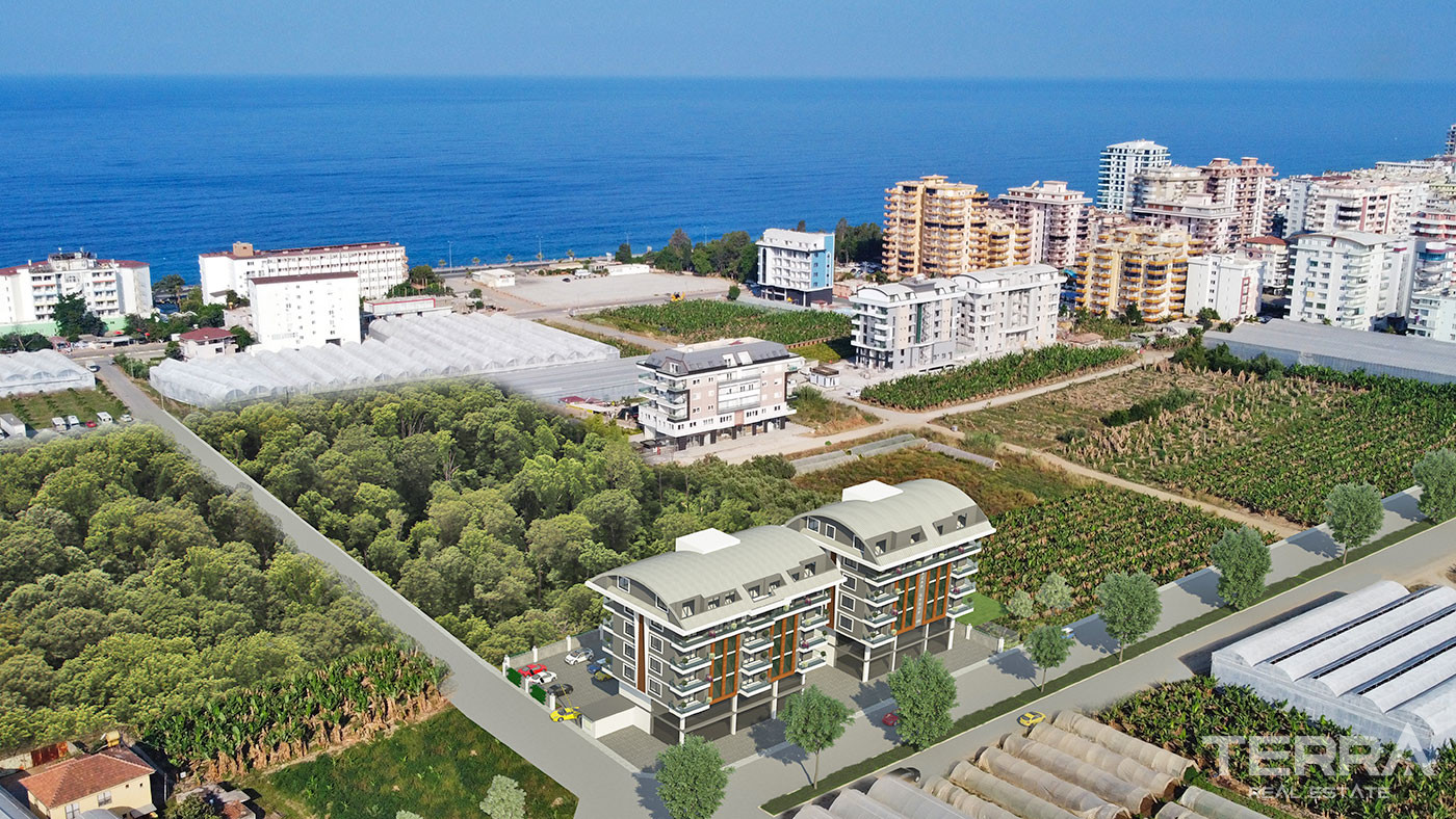 Apartments with Rich Amenities, Close to the Beach in Kargıcak, Alanya