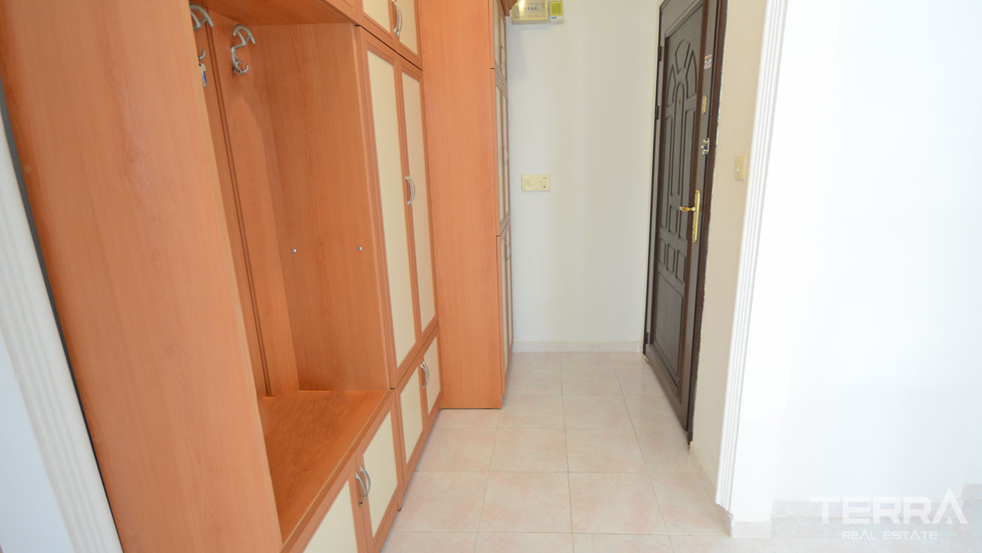 Tani apartament z widokiem na morze i z basenem blisko plaży w Alanyi - 58154