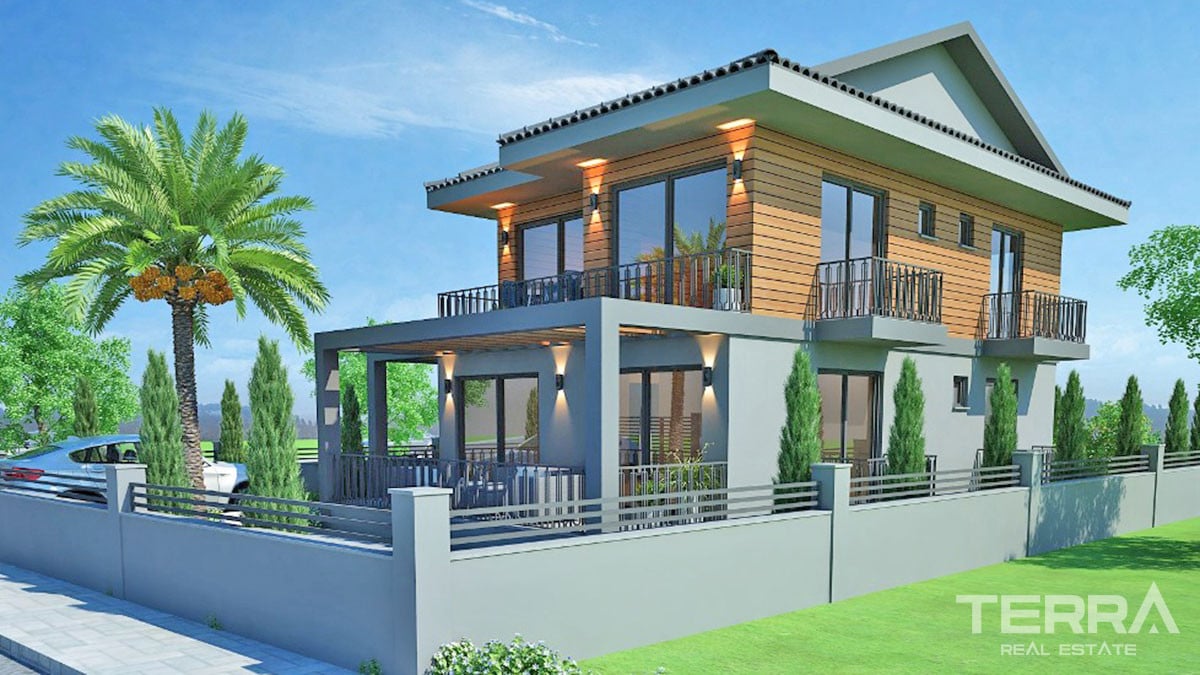 New Detached Villa with a Pool in Fethiye at Affordable Price
