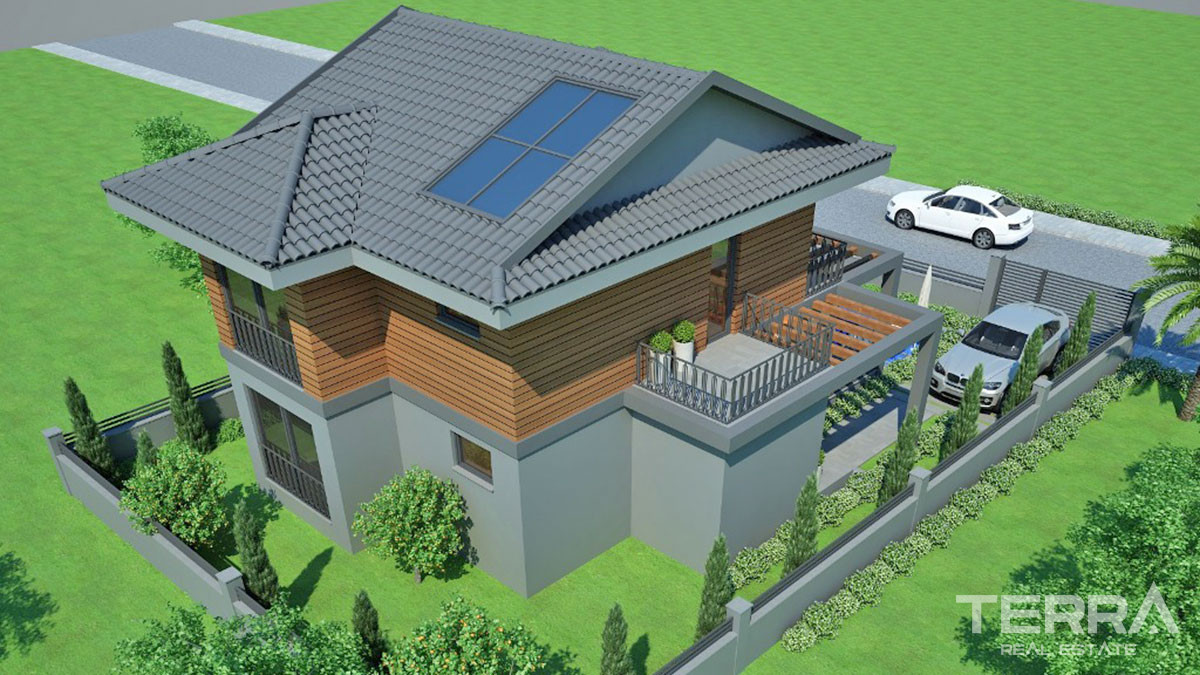New Detached Villa with a Pool in Fethiye at Affordable Price - 58719