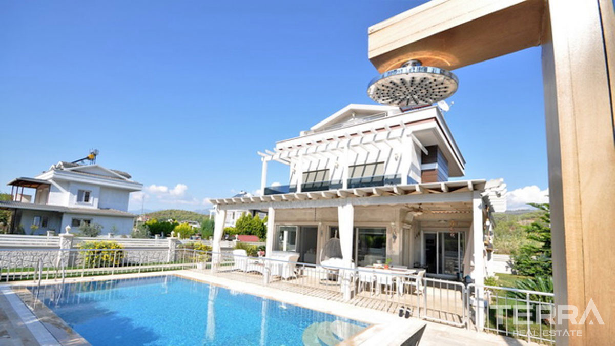 Fethiye Çalış'ta Özel Bahçeli ve Havuzlu Lüks Villa - 58733