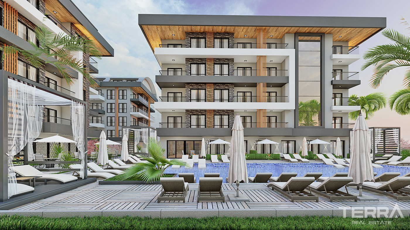 Luxury Apartments with Facilities in Alanya, Oba at Affordable Prices