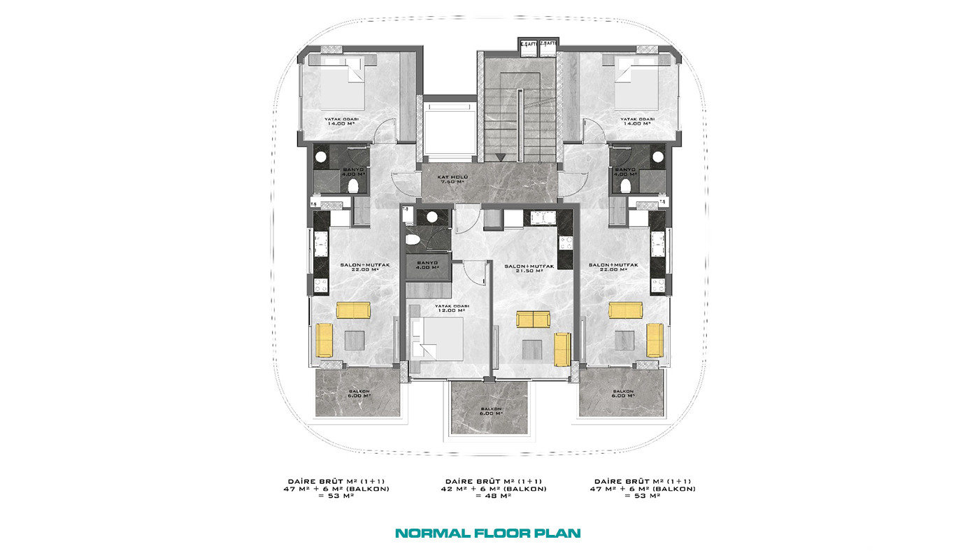 Seafront Apartments with High Investment Potential in Kestel, Alanya - 58883