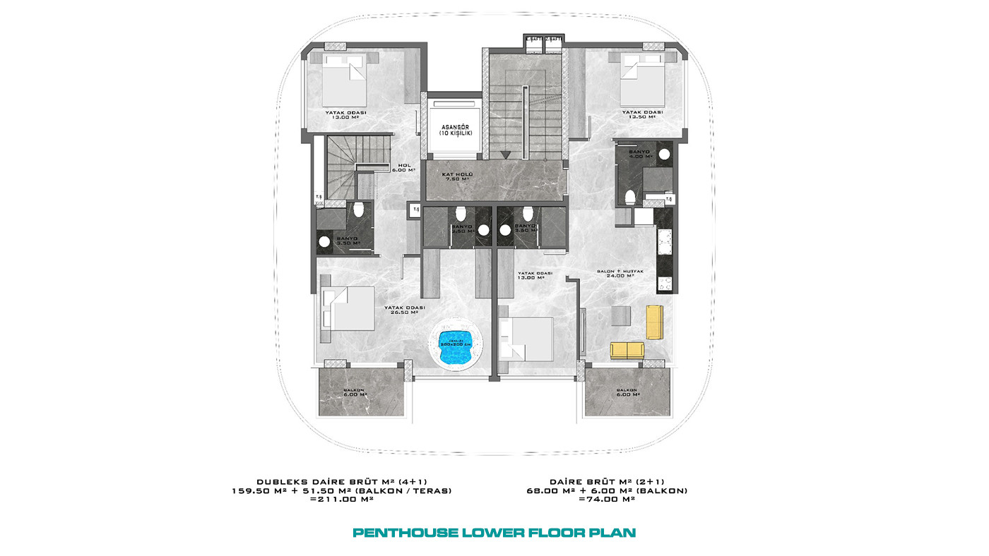 Seafront Apartments with High Investment Potential in Kestel, Alanya - 58884