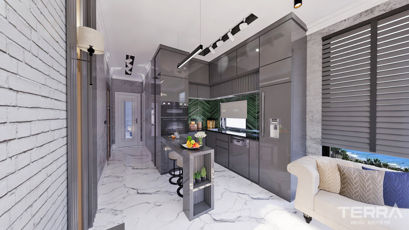 Seafront Apartments with High Investment Potential in Kestel, Alanya - 58886