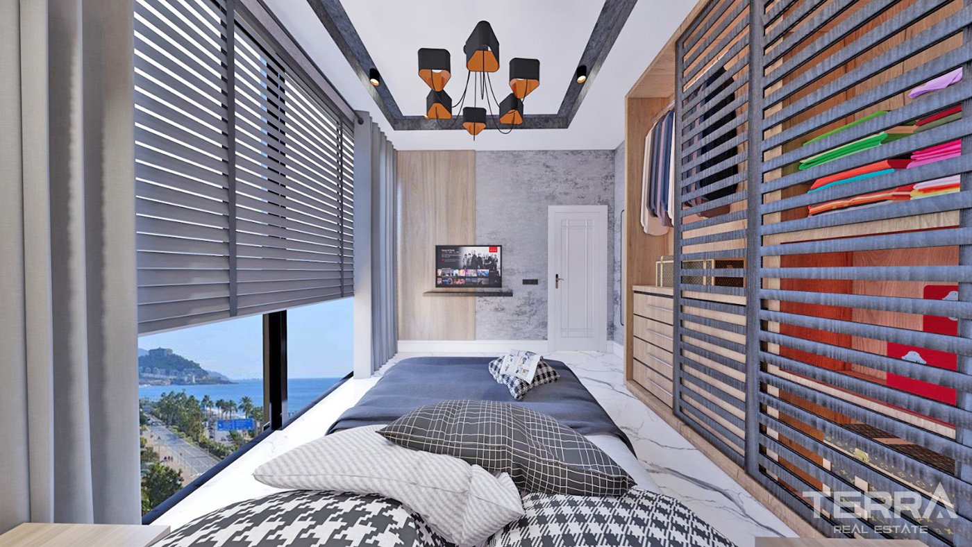 Seafront Apartments with High Investment Potential in Kestel, Alanya - 58893