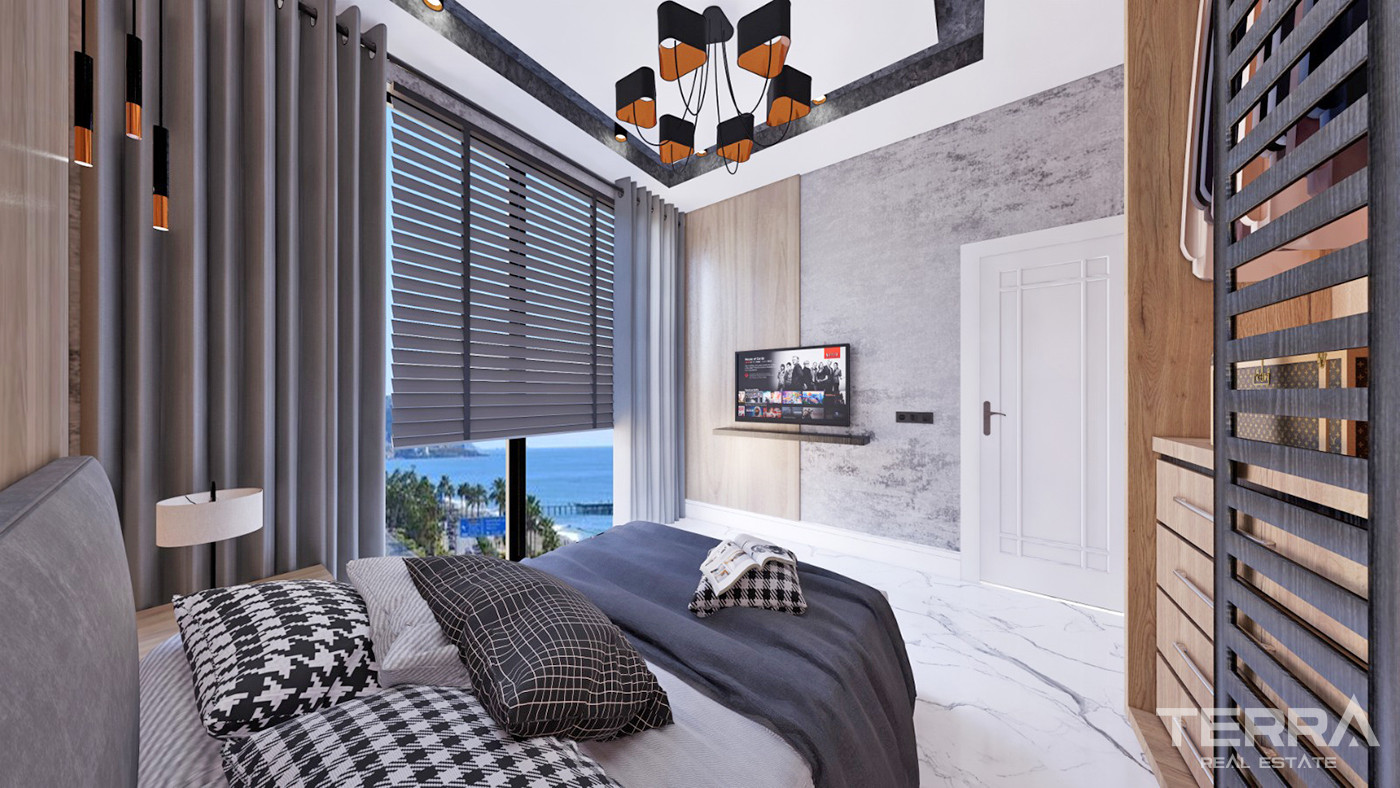 Seafront Apartments with High Investment Potential in Kestel, Alanya - 58895
